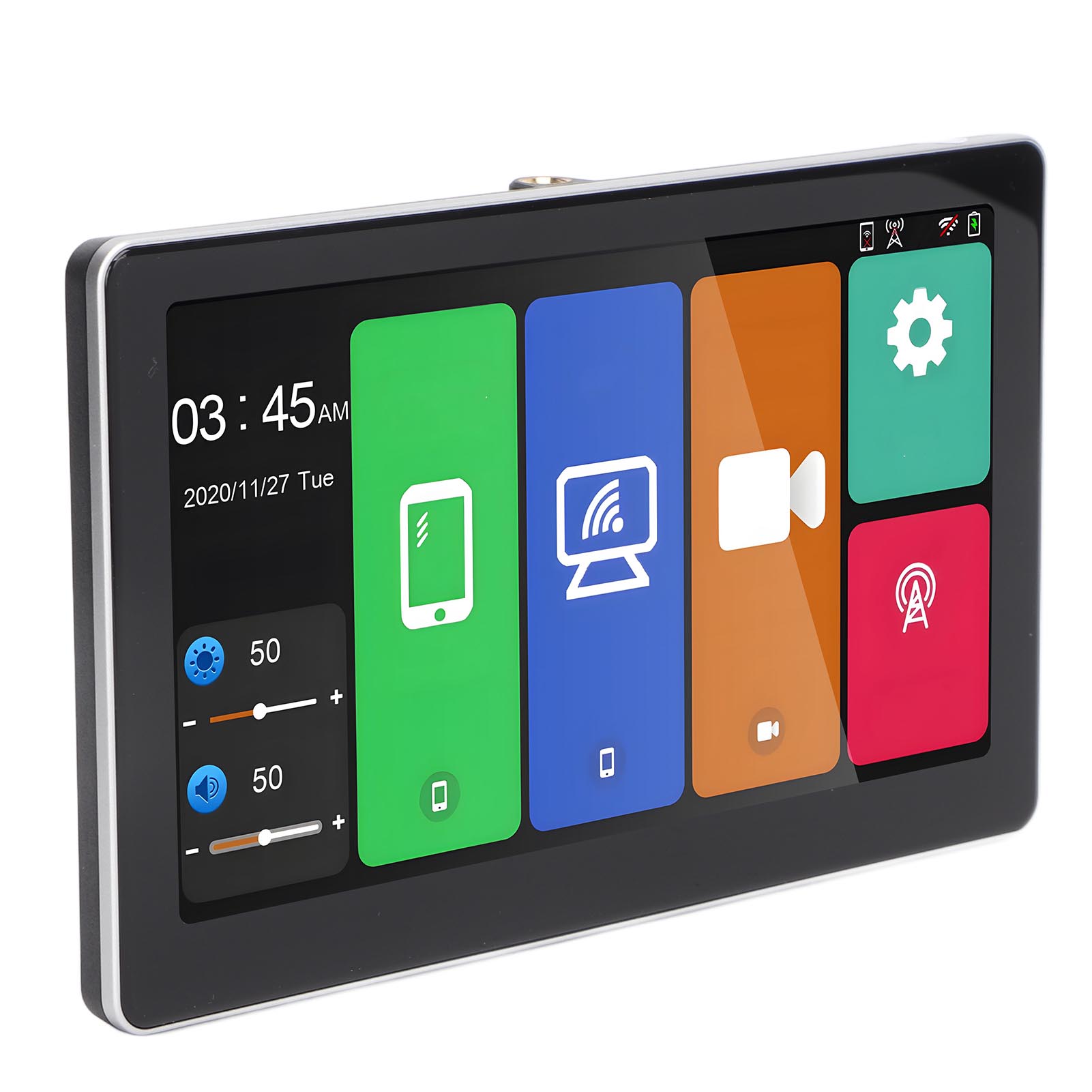 

4K видеорегистратор 7-дюймовый экран двойной объектив беспроводной Carplay AUX выход парковочный монитор G сенсор для автомобиля грузовик