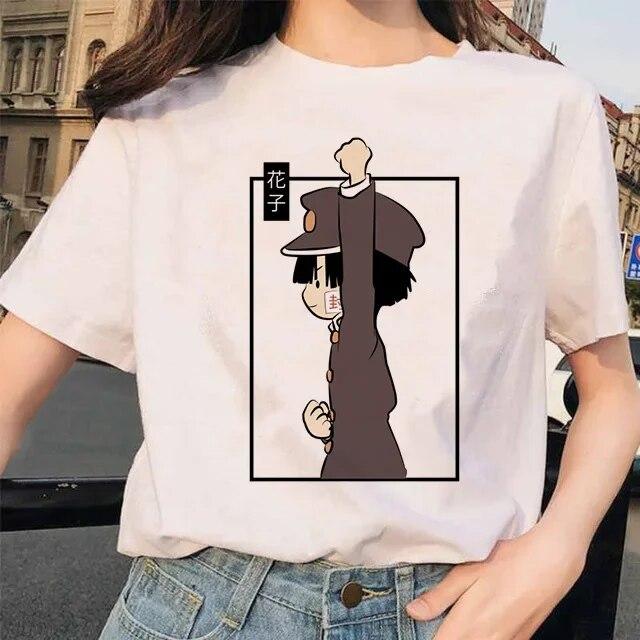 Toilet-Bound Hanako-kun Print T-Shirts Damen Harajuku Ullzang Mode T-Shirt 90er Grafik Lustiges Unisex T-Shirt Sommer Top Tee FeUnisex