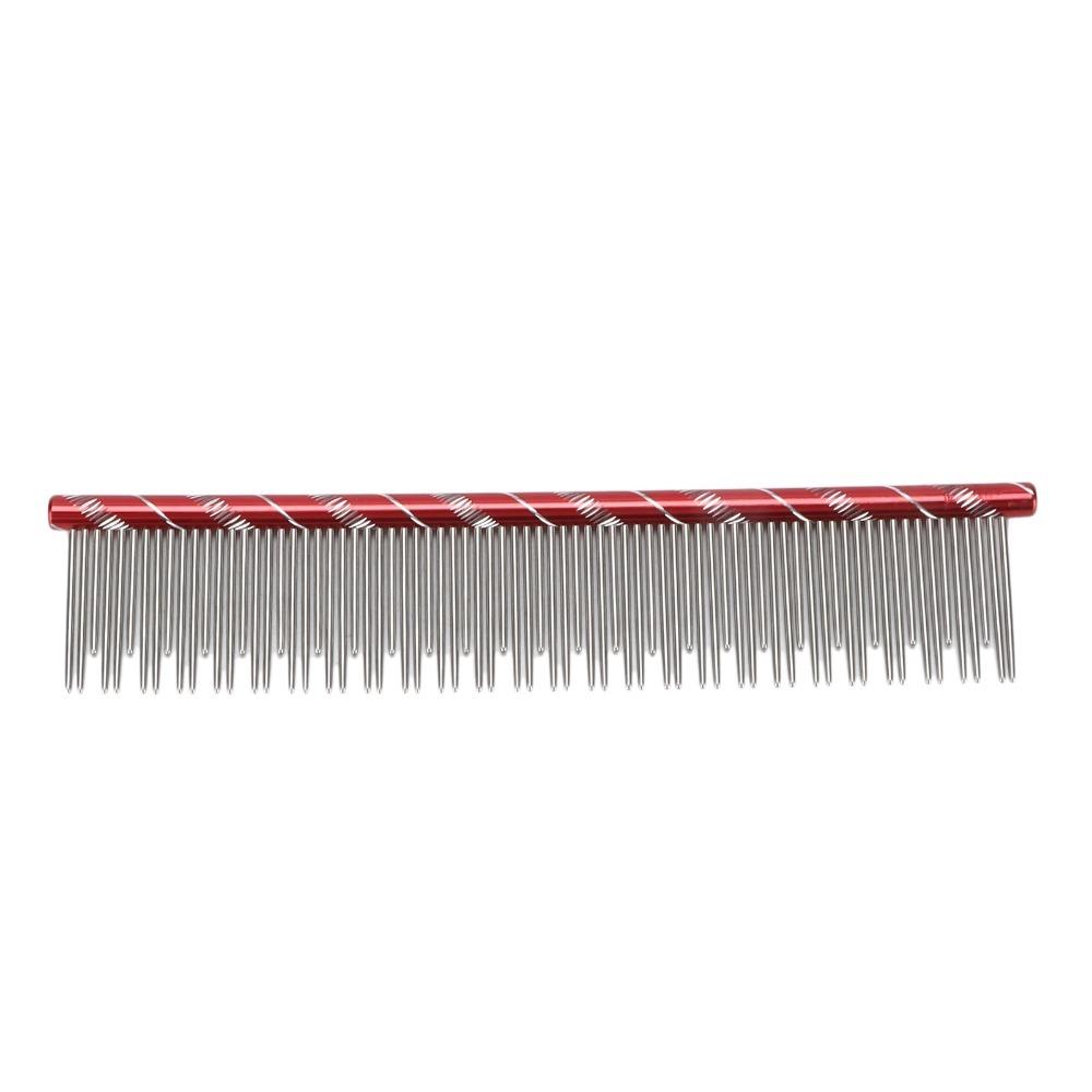 Dual Length Pins Double Teeth Pet Comb Matted Hair Cat Brush Ragdoll British Shorthair