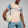 Puma Manchester Casual Simple Letter Print Short Sleeve Football Shirt Unisex Tops Yellow 778616-04