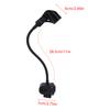 Mic Stand Microphone Stand Flexible Gooseneck Arm Clamp Holder Adjustable Clip Base for Desk Table Tripod Stable Mounting