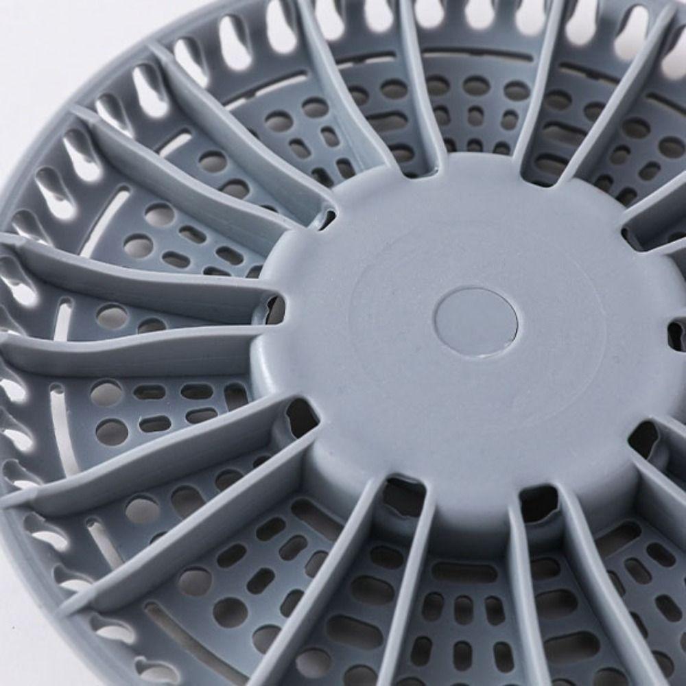 2pcs Fine Filter Hair Catcher Stopper Round Shape Floor Drain Cover Strainer  Kitchen