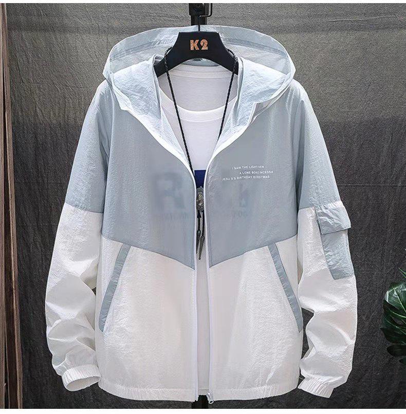 Giacca a vento unisex ad asciugatura rapida con protezione solare - Giacca solare per pesca all'aperto e uso casual