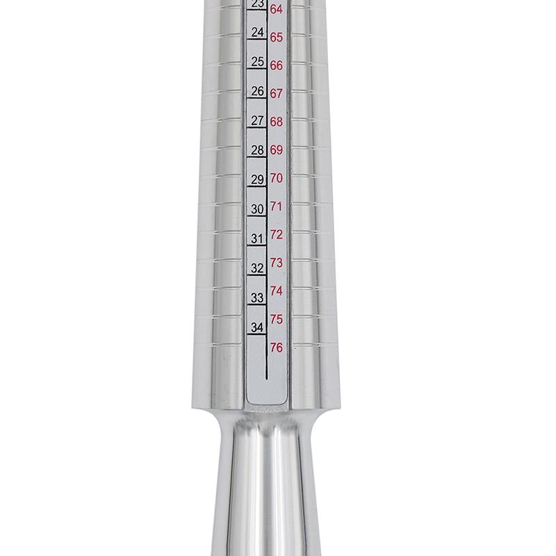 Ring Sizer Finger Guage Mandrel Finger Sizing Measure Stick Standard Tool Metal