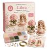 Easy Craft Kits for Beginners 12 Zodiac Signs DIY Beaded Garden Kit, 3D Astrology Flower Personalized Dorm Room Decor Handmade Bead Kit Beginners,