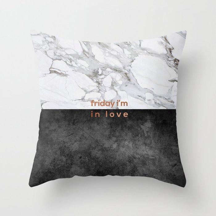 Luxury Gray Retro Marble Black Onyx Print Pattern Cushion Cover Home Living Room Sofa Decoration Pillow Pillow Cover 40X40CM