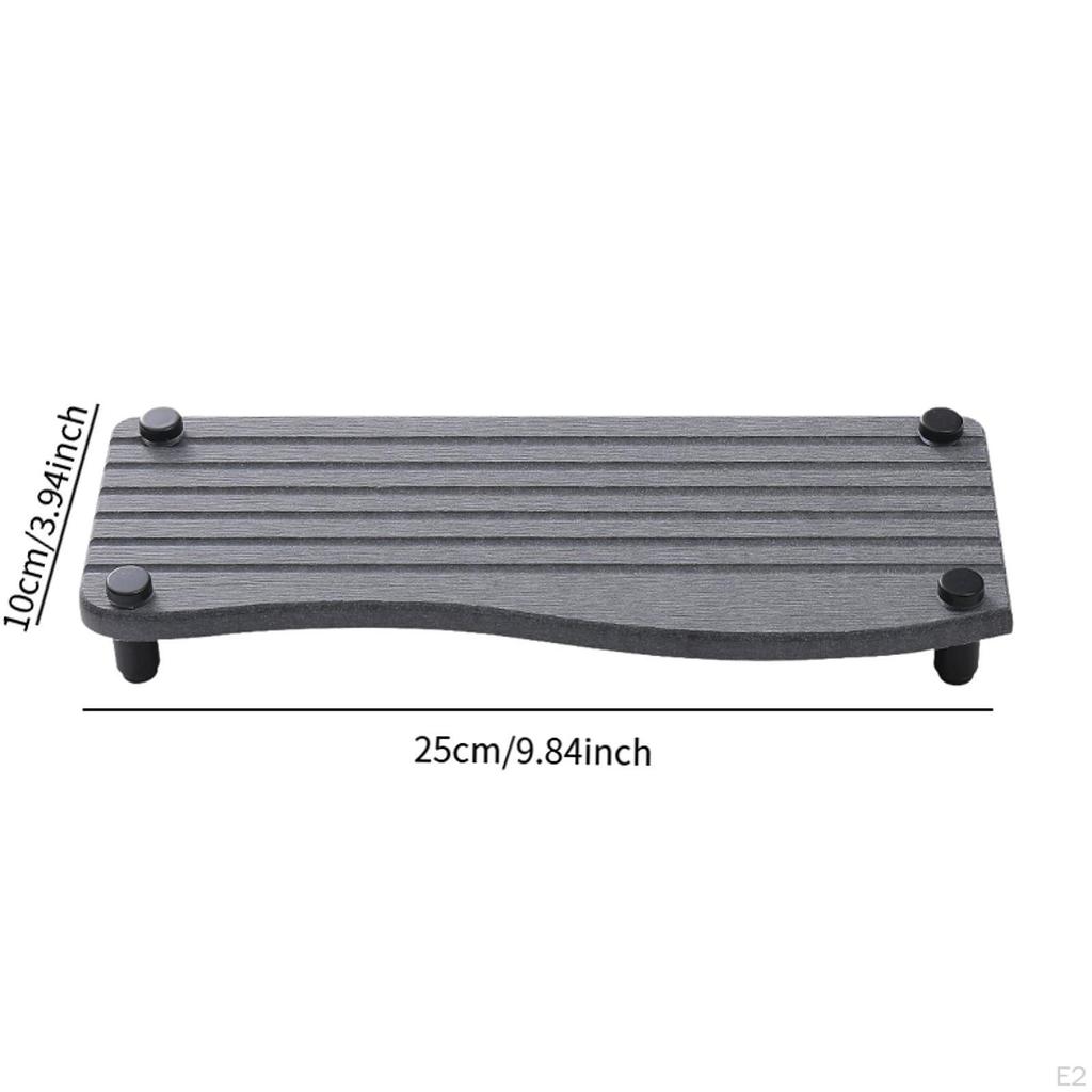 Sink Drying Mat Drainer Hotel Rack Water Absorbent Pad Sponge Holder for Home Plant Dining Room