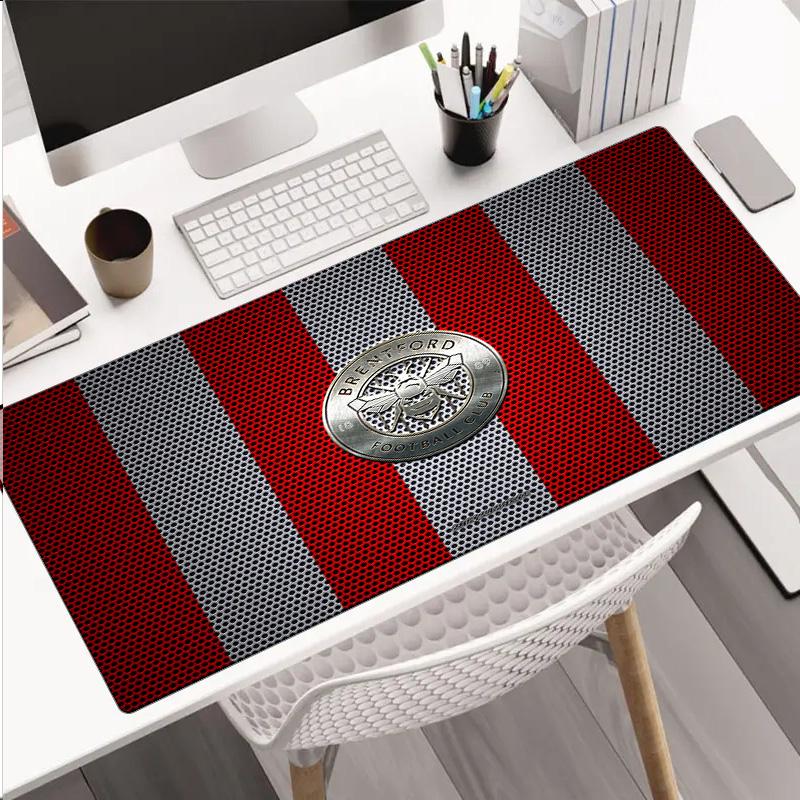 Brent-ford Football Club Crest Mouse Pad, Rubber Base, Mouse Pad for Gamers and Office Use, Gaming Desk , Easy To Clean Mat Christmas Fan Gifts