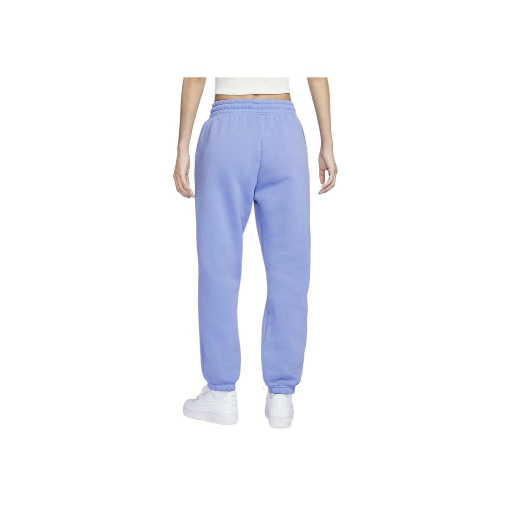 Nike Sportswear Phoenix Fleece High-Waisted Soft Solid Color Fleece Pants Women bottoms Pulse-Gem-Blue Sail FZ5997-494