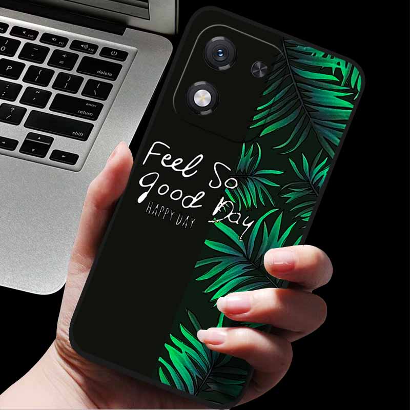 For Honor X70i 5G ABR-AN00 3D Relief Flower Emboss Soft Silicone Back Cover For Honor X70i X70i 5G Relief Emboss Case Honor X70i