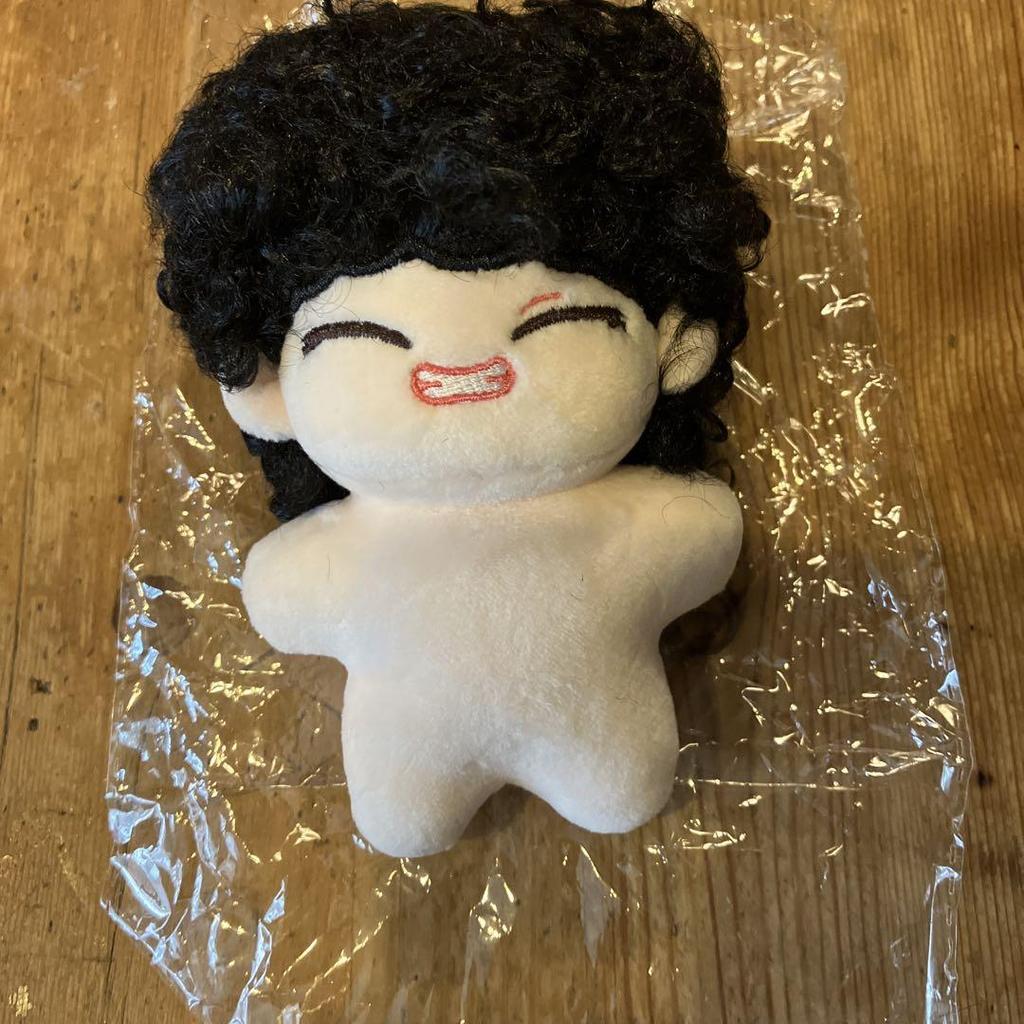 [USED] BTS V-Tae Plush Toy, 10cm, Fluffy Black Permed V-Tae, POGRI-TAE