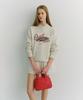 Deonseuteu Unisex Vinyl Sweatshirt_Udts6A115_Oatmeal Melange