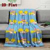 Hey Arnold 2D Flat Pattern Flannel Blanket High Quality All Seasons Warmth and Comfort Perfect for Christmas Gifts.MMT0918505