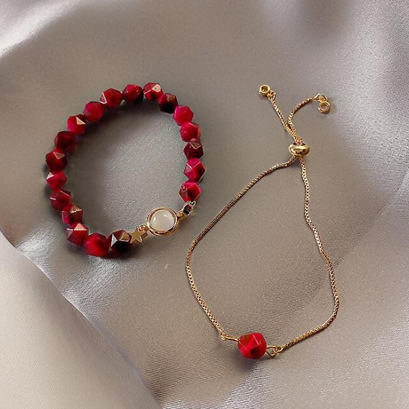 Irregular Stone Beads Bracelet Chain for Women Jewelry Accessories