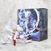 One Piece Luffy Squatting Sun God Luffy Character Handmade Ornament PVC Model Anime Peripheral Children's Toys Birthday Gift
