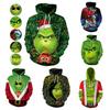 Men New The Hoodies 3d Printed Pullover Sweatshirt Christmas Cosplay Coat