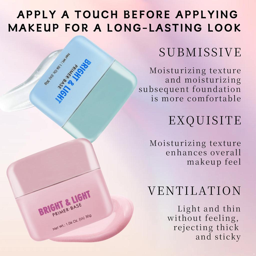 1Pc Isolation Moisturizing Primer for Women – Pore-Blurring, Non-Caking Formula for Smooth Face & Eye Makeup Application
