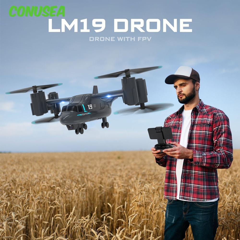 LM19 Kamera Drohne 480P Wifi Fpv Drohnen Rc Dro Fernsteuerung Hubschrauber Land Luft Modell Quadcopter Rc Flugzeug Min Ufo Spielzeug für Jungen