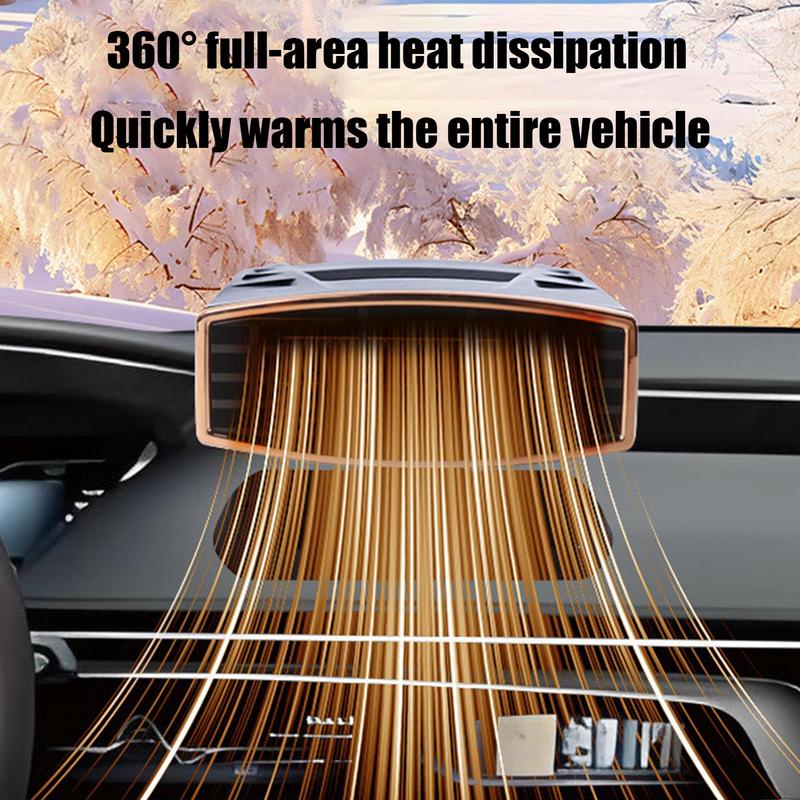 Portable Heater For Car 12V Portable Car Heater Fan Car Defroster Windshield Heater Windshield Defogger Auto Dryer For Family
