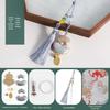Handmade DIY Car Pendant Kit: Brocade Gourd Hanging Ornament Souvenir