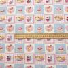 0.5m/1m/2m Encrypt Cotton Linen Patchwork Plaid Printed Fabric for Decorative Cloth Sofa Cover Handmade DIY Sewing Fabrics