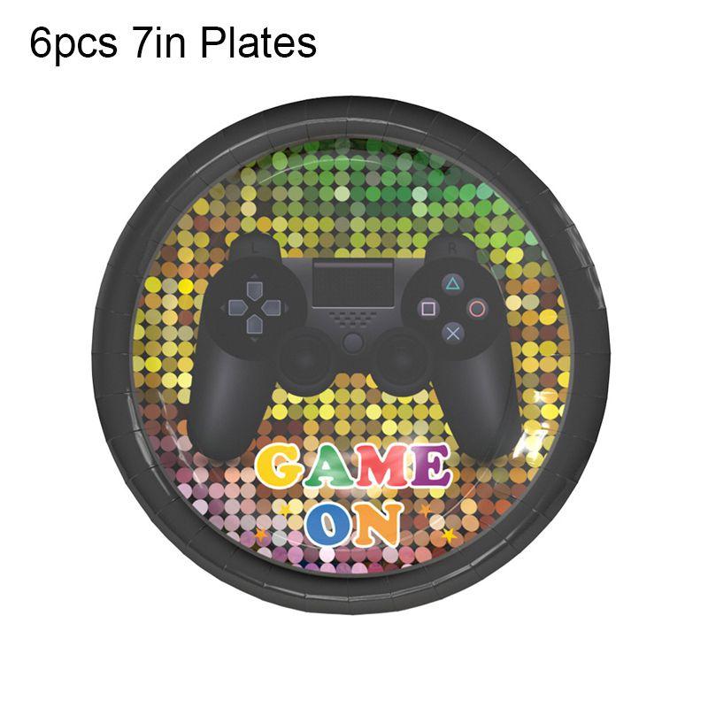 Theme Birthday Game Party Birthday Supplies Decor Battle Gaming Controller Video