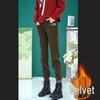Women's European Cotton Fleece-Lined Thick Sweatpants: Autumn/Winter 2023, Loose Fit, Elastic Ankles, Warm Casual Trousers