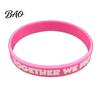 Encouragement Bracelet for Women Health 6 Pcs Breast Cancer Awareness Bracelets Women, Pink Ribbon Silicone Wristbands Wristbands, Hope Faith Strength