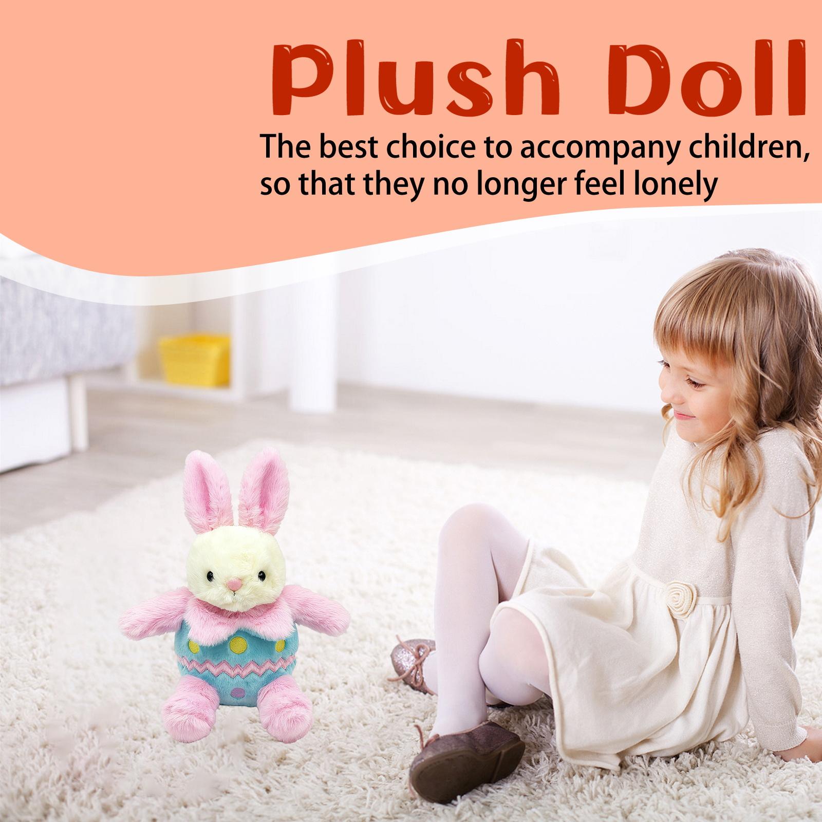 

Easter Bunny Hair Hoop Chicken Plush Doll Doll One Size