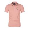 Printed 35% Cotton Men's Casual Solid Color Slim Fit Men's Polo Shirt New Summer Fashion Lapel Polo Shirt for Men