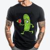 Pickle Drinking Pickleball Cocktail Funny Camisas Basicas Hombre Man Clothes Crazy Funny Shirts For Men