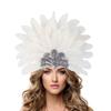 Brazilian Carnival Feather Headpiece Stage Performance Feather Headdress  Hawaiian Party Accessory