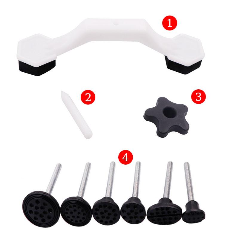 

Кузов автомобиля из листового металла без покраски, пластиковый съемник для вмятин, набор инструментов для ремонта, набор инструментов для автоматического удаления градовых ям, несколько размеров, набор съемников на присоске