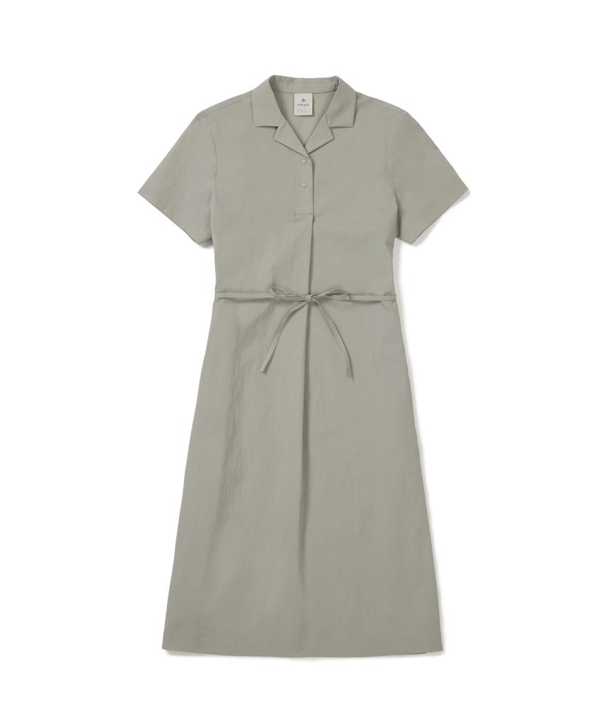Snow Peak Apparel Root Collar Dress (S26Mwrop61) Gray