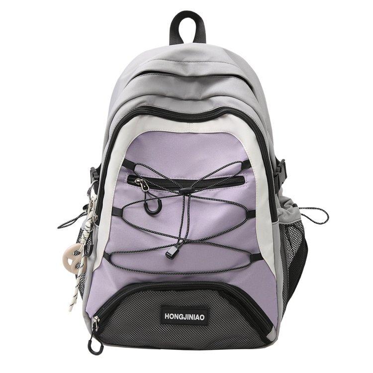 Schulrucksack neu große Kapazität hoher Wert Outdoor Freizeit vielseitig Studenten Sport Reisen Schulrucksack Rucksack mit Kordelzug