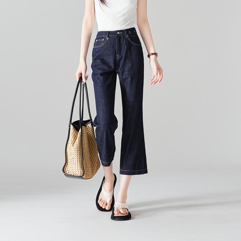 SOFSIL Women s High-Waisted Slim Flared Jeans 30/XXL