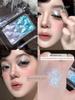 Explosive Sparkling Diamond Glass Ocean! Judydoll Single-Color Eyeshadow Palette Brightens Blue-Purple with Explosive Fine Glitter Gradient