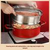Adneny 28cm Stainless Steel 2-Layer Steamer Pot & Hot Pot