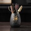 Ebony Tea Ceremony Six Gentlemen Set Kung Fu Tea Set Accessories Daquan 6 Gentlemen Tea Making Tools Tea Needle Clip, Tea Knife