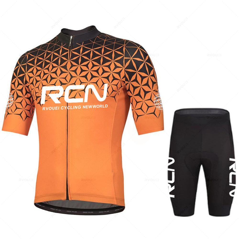 Nuova maglia da ciclismo estiva Rcn Pro Team da uomo tuta da abbigliamento per bicicletta da corsa tuta da mountain bike traspirante Mallot Ciclismo Hombre