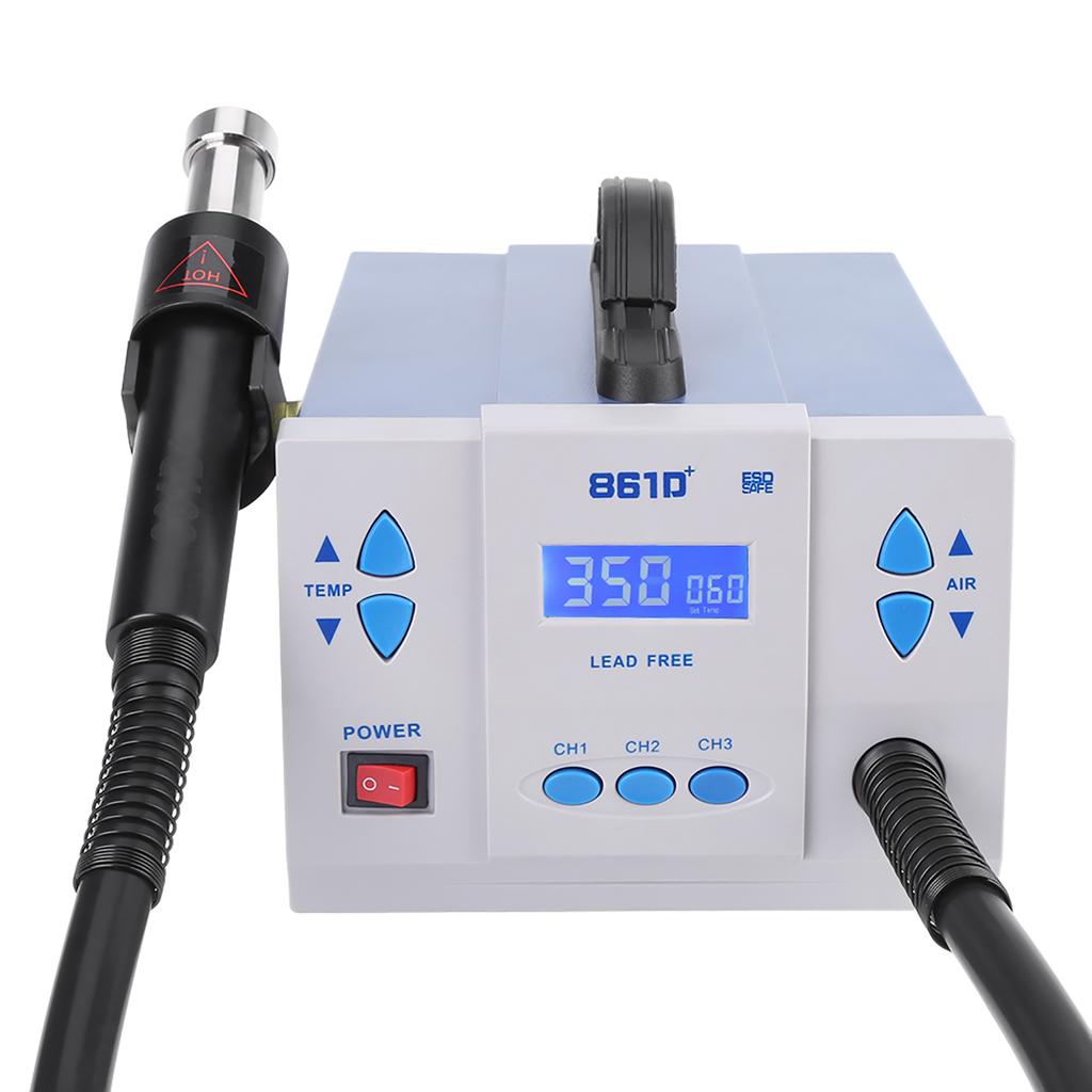 Digital Soldering 1000W Rework Station Hot Air Gun