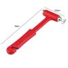 Mini Car Safety Hammer Red Window Glass Breaker Universal Seat Belt Cutter  Home
