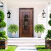A84X-4X Artificial Ferns For Outdoors & Indoors,Large Faux Ferns Fake Boston Fern Plant For Planter Garden Porch Entrance B