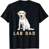 Lab Dad Yellow Labrador Retriever Shirt For Men T-Shirt