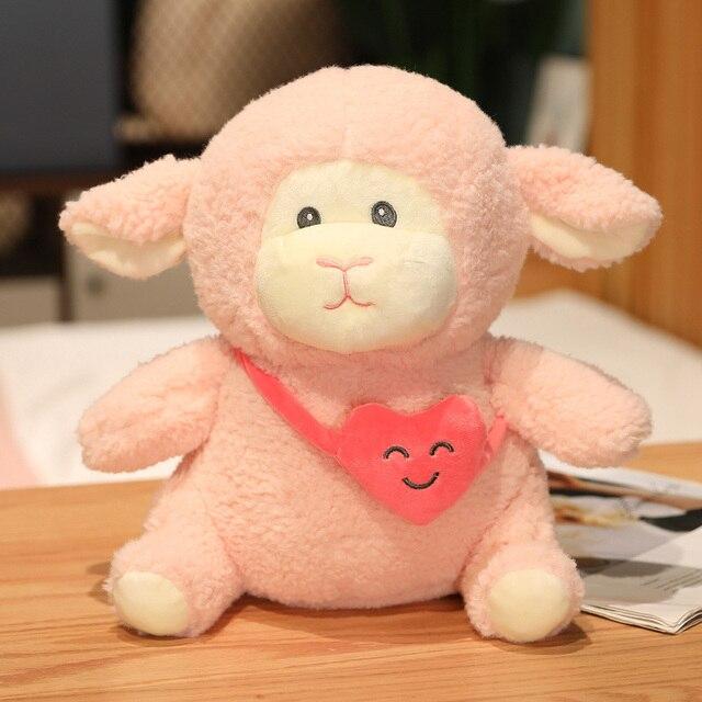 

1 шт. 20/25 см каваи овцы плюшевые игрушки мягкие куклы альпака прекрасная игрушка подушка на день рождения Рождественский подарок для детей подруги 20cm розовый