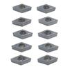 10pcs Carbide DCMT070204-SM Inserts with Inner Hole for Turning Lathe Machinery Tools High Resistance Cutting Blades