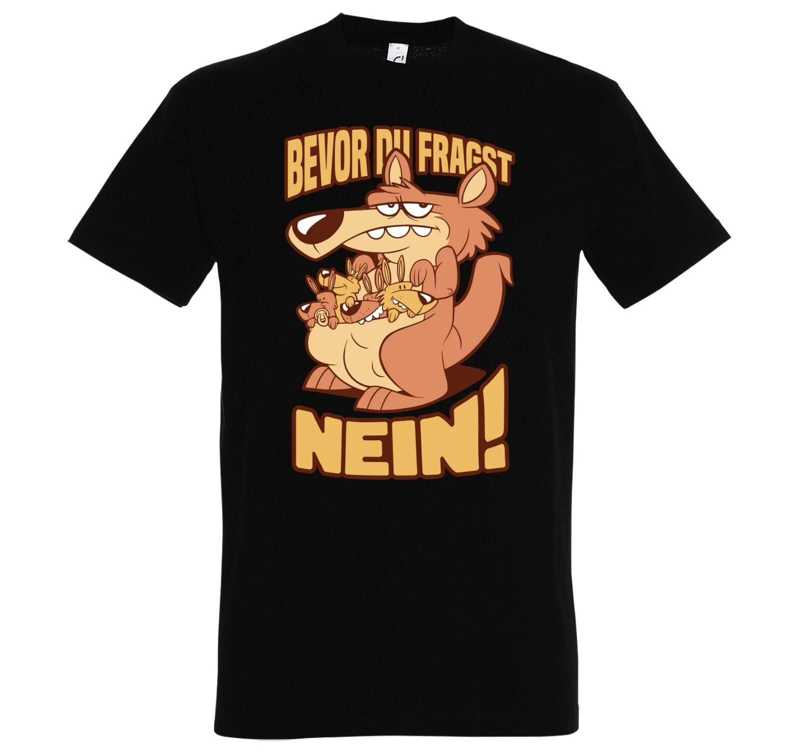 Youth Designz BEFORE YOU ASK NO Mens T-Shirt Logo Print Funny Saying Fun S