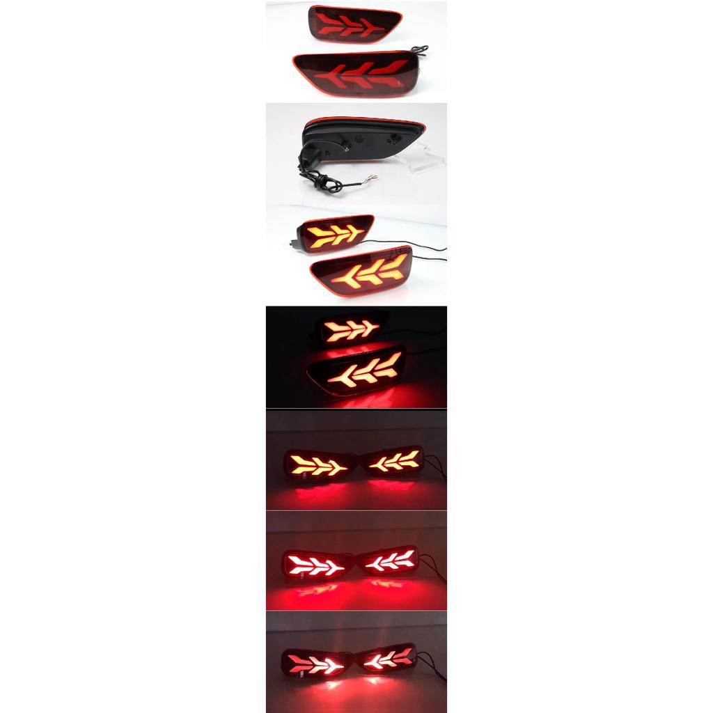 12V Car Accessory LED Rear Lights For Nissan Patrol Y62 2015 2016 2017 2018 Reflector Bumper Lamp Brake Light