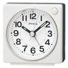 Seiko Clock Alarm Tabletop Analog White Pearl 656438mm PYXIS NR449W
