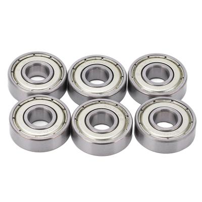 8PCS 608 Rolamentos de Skate Roler Velocidade Suave Rolamentos de Baixo Atrito Skate Aço Carbono Rolo